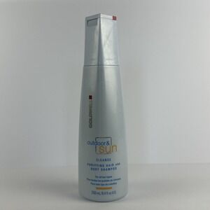 GOLDWELL OUTDOOR & SUN CLEANSE PURIFYING HAIR AND BODY SHAMPOO NEW 8.4 OZ